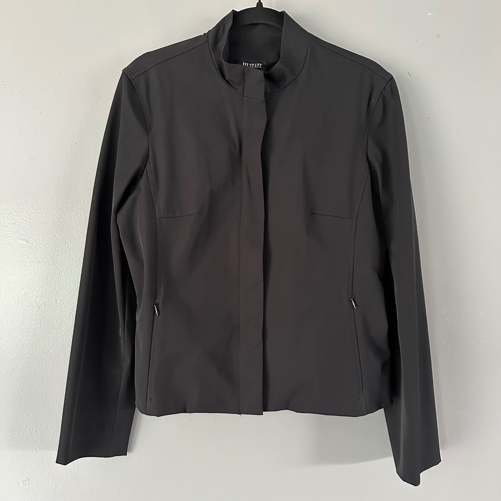 111 State Basic Black Zip Up Jacket SZ‎ 8